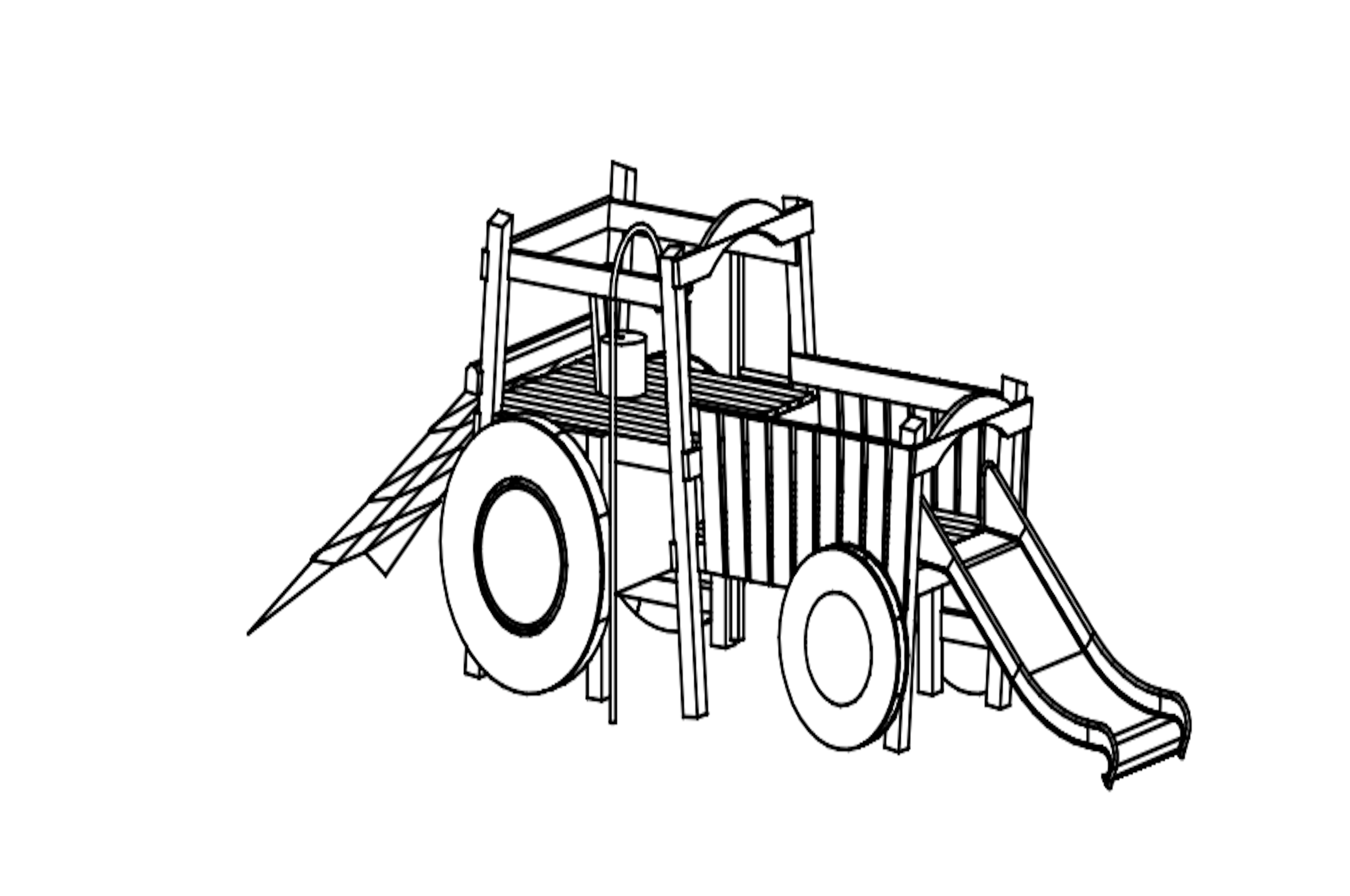 Piattaforma per trattore