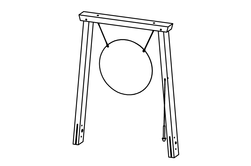 Gong, Durchmesser 80 cm