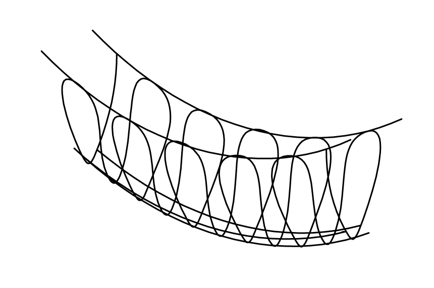 Rope bridge red, length 200 cm