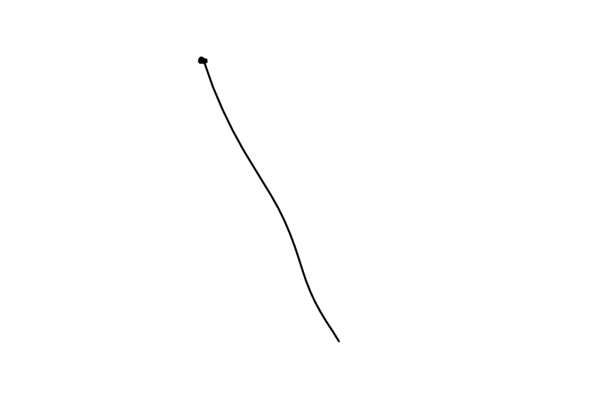 Retaining cable for sloping wall, mounting height 200 cm