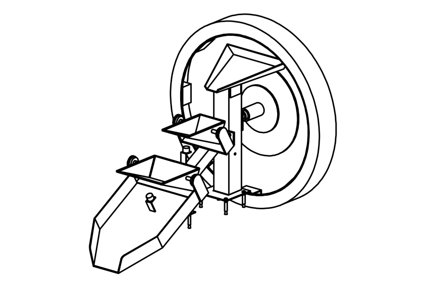 F&amp;#246;rderrad mit Kippk&amp;#228;sten