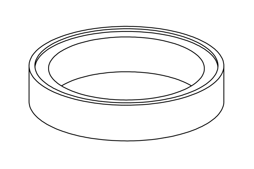 Sockelrohr, H&amp;#246;he 20 cm
