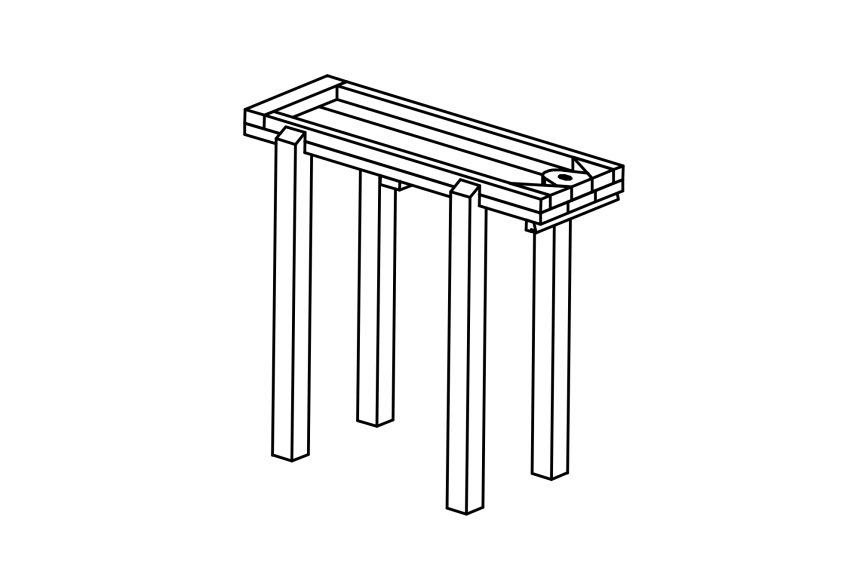 Rinne mit Keilverschluss, L&amp;#228;nge 200 cm