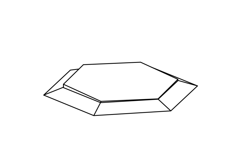 Plateau &amp;#224; bascule hexagonal
