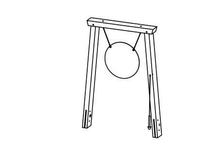 Gong, diameter 60 cm
