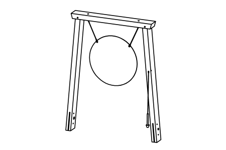 Gong, diameter 80 cm