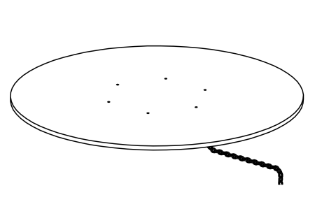 Small balancing disk, diameter 120 cm