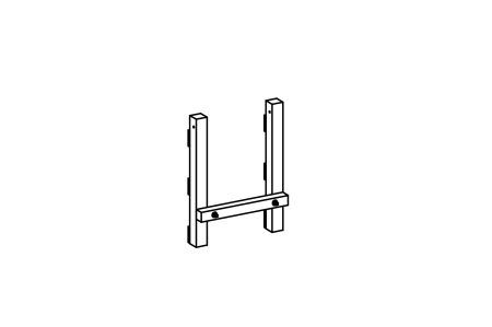 Chain web frame for tower