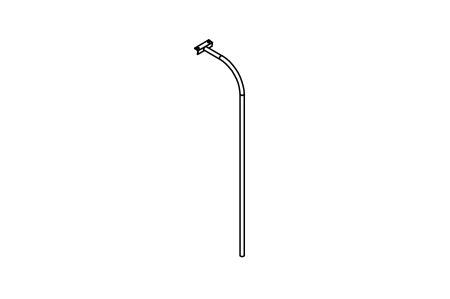 Slide bar for triangular platform with floor height 200 cm