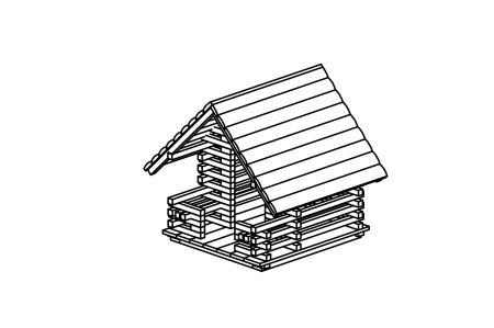 Smallest Play House, height 120 cm