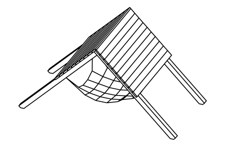 Rope Nest with steel feet
