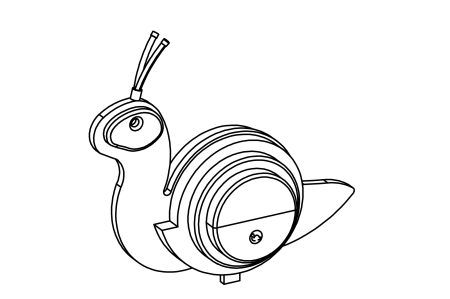 Snail Queen with pre-cast