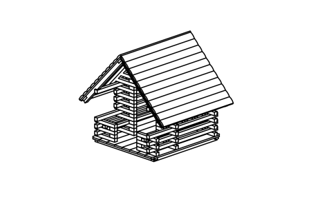 Small Play House, height 150 cm