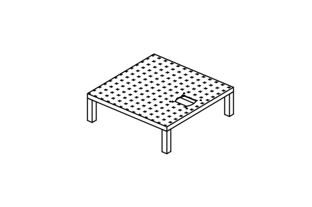 Pump Pedestal stainless steel