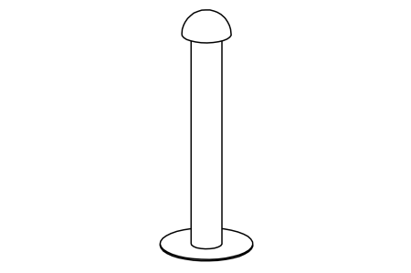Water Push Button with installation housing