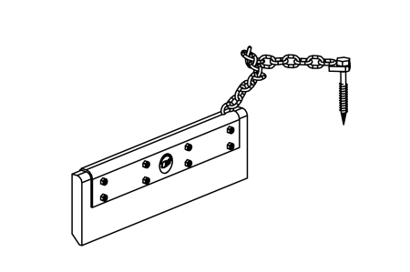 Staukeil, Stauhöhe 10 cm