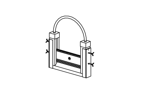 Barrage &#224; tirer, hauteur de retenue 18 cm