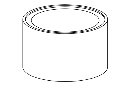 Tubo base, altezza 60 cm