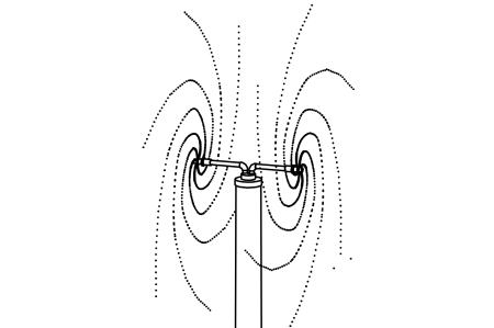 Rotor en &#233;toile vertical pour for&#234;t aquatique en m&#233;l&#232;ze