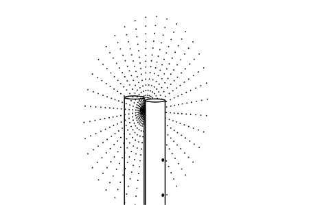 Low Collision Disc for forest fountain made of V2A
