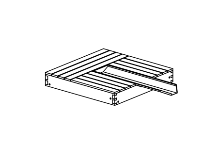 AQuadrat&#174; with straight gutter