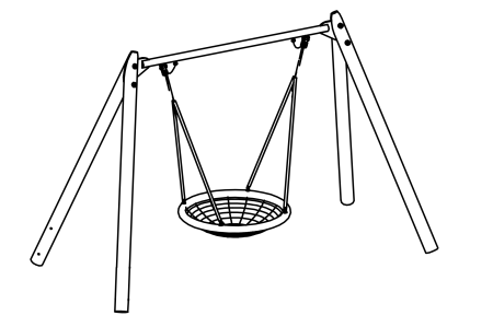 Cradle Nest special, height 280 cm