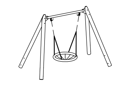 Kleinkind-Nestwiege spezial, H&#246;he 260 cm