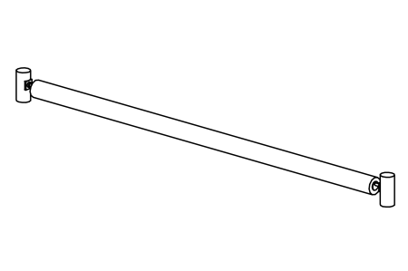 Rotating Beam with galvanised steel posts