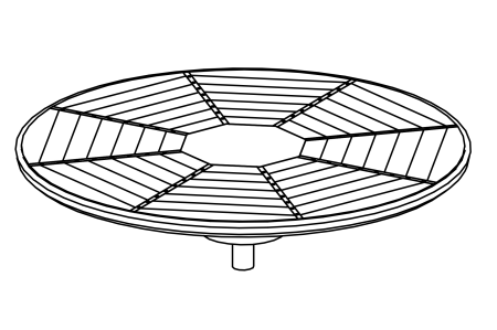 Turntable, diameter 320 cm