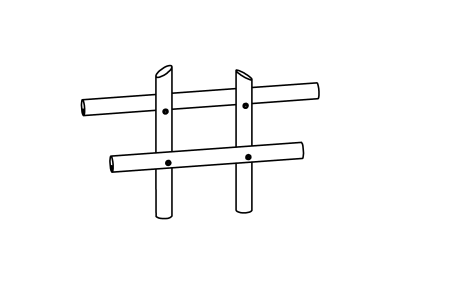 Sitting Fence, single element