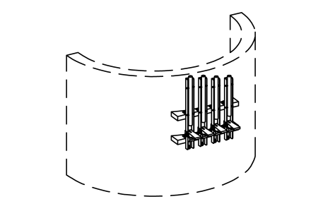 Sound Wall with 4 elements for Curve