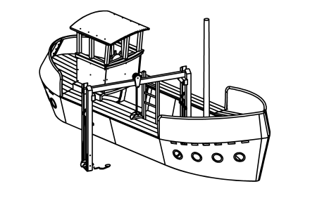 Metal Ship &quot;Sand&quot;