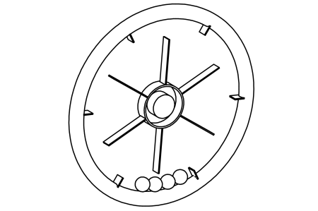 Kling sound disk for wall mounting