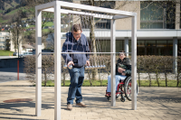 Impulskugeln, Standgestell aus V2A