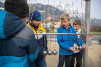 Impulskugeln, Standgestell aus V2A