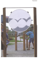 Turning Circle, frame made of oak square timber