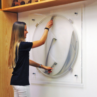 Turning Circle, frame made of oak square timber