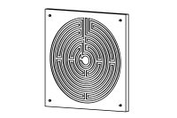 Finger Labyrinth for wall attachment