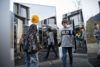 Caleidoscopio walk-in, versione grande, completamente specchiato 