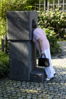 Small Singing Stone with pedestal