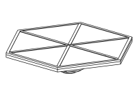 Large balancing disk, diameter 340 cm