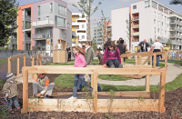 Life Path: Wooden Path with inclined surface