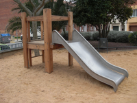 Slide for hut, width 100 cm, mounting height 100 cm
