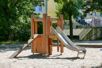 Slide for hut, width 45 cm, mounting height 100 cm