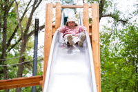 Toboggan avec 1 vague, largeur 45 cm, hauteur de montage 300 cm