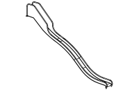 Slide with 1 shaft with raised side panels, width 45 cm, mounting height 300 cm