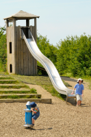 Slide with 1 shaft, width 45 cm, mounting height 350 cm