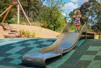 Slide for wheelchair users, width 100 cm, attachment height 100 cm