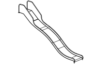 Rutsche mit 1 Welle mit erh&amp;#246;hten Seitenwangen, Breite 100 cm, Anbauh&amp;#246;he 300 cm