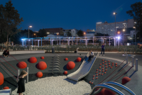 Slide, width 150 cm, mounting height 200 cm